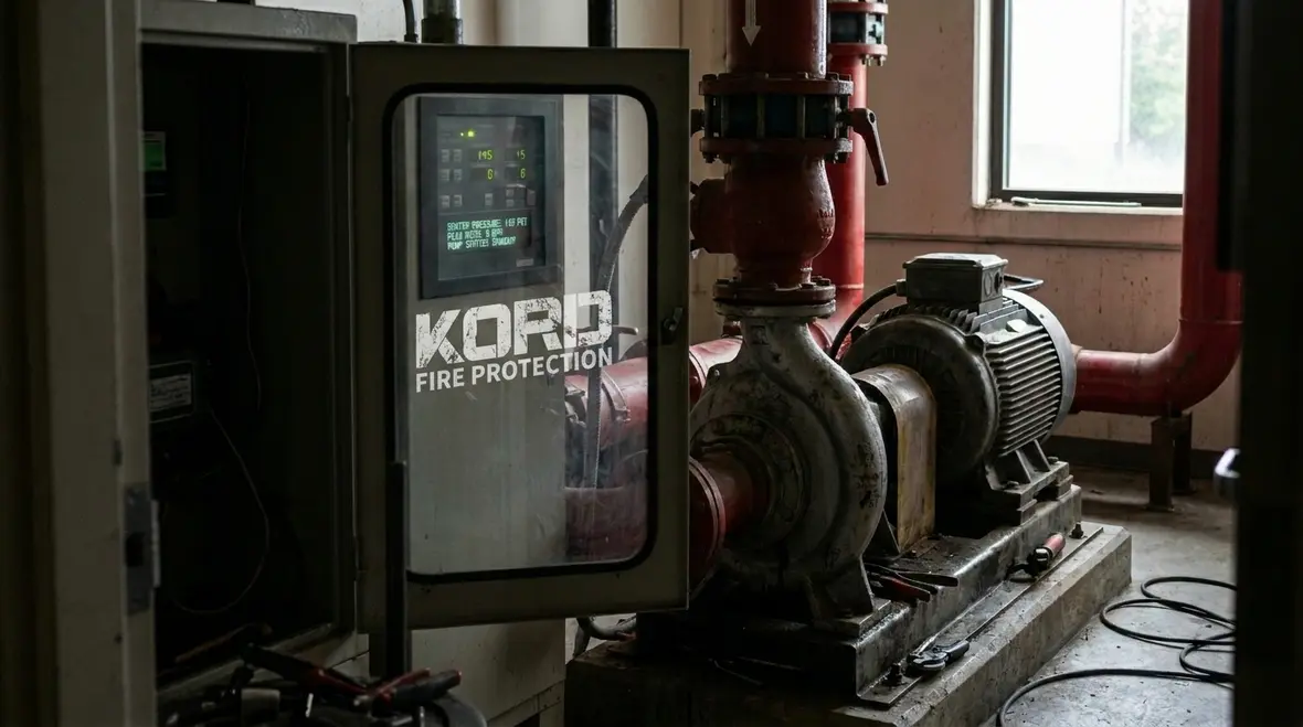 real time fire pump data display