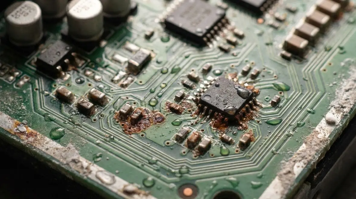 Close up of servers protected by clean agent system