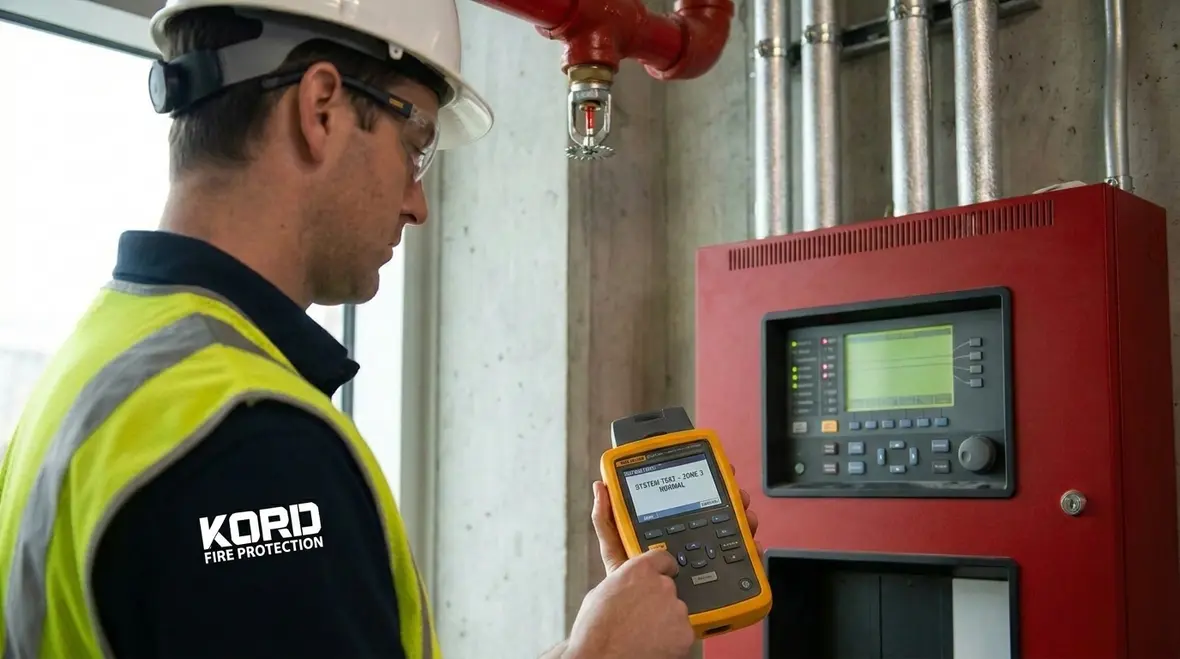 Electrical integration and supervised control wiring for fire suppression systems