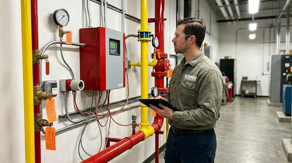 Gas safety and fire protection systems