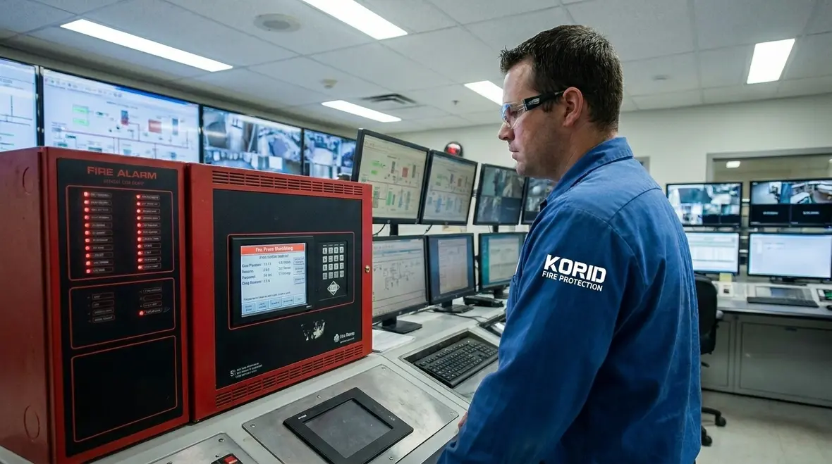 Industrial fire pump controller selection and testing documentation