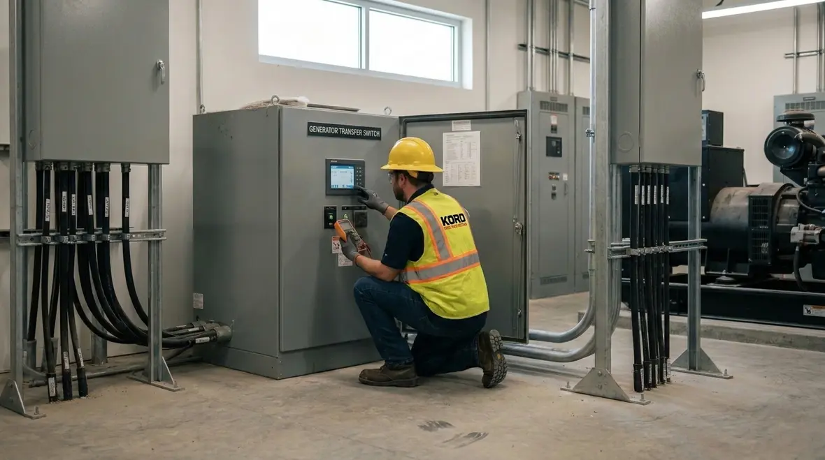 Commercial power reliability overview with life safety coordination