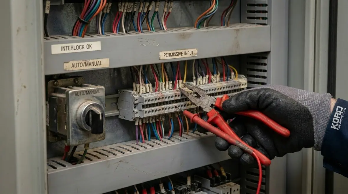 Fire pump controller diagnostics troubleshooting workflow
