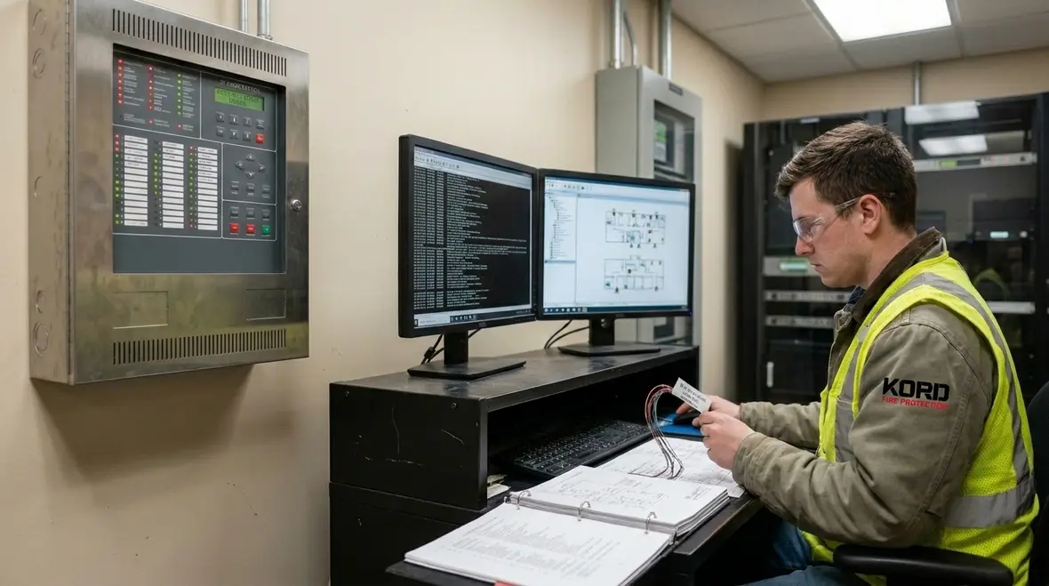 Industrial fire suppression integration planning and controls