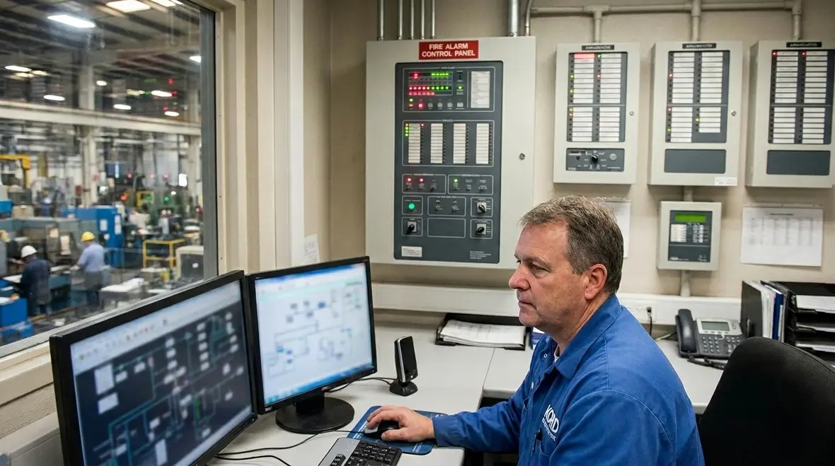 Different industrial fire suppression system options for hazard classes