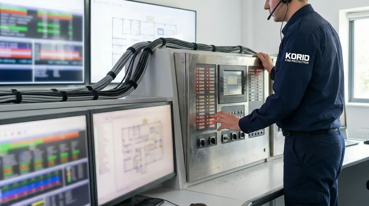 Predictive fire detection dashboard and suppression equipment