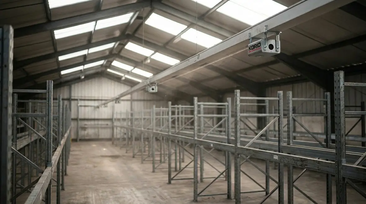 Beam smoke detection alignment across a large space
