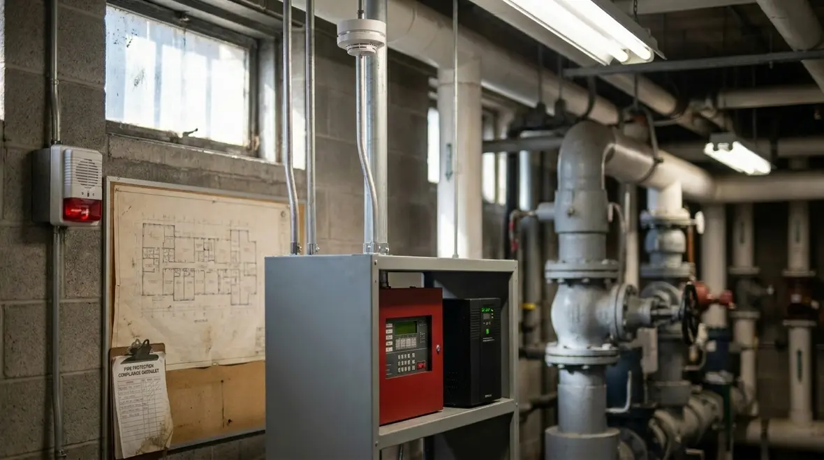 Fire alarm system testing and integrated outputs