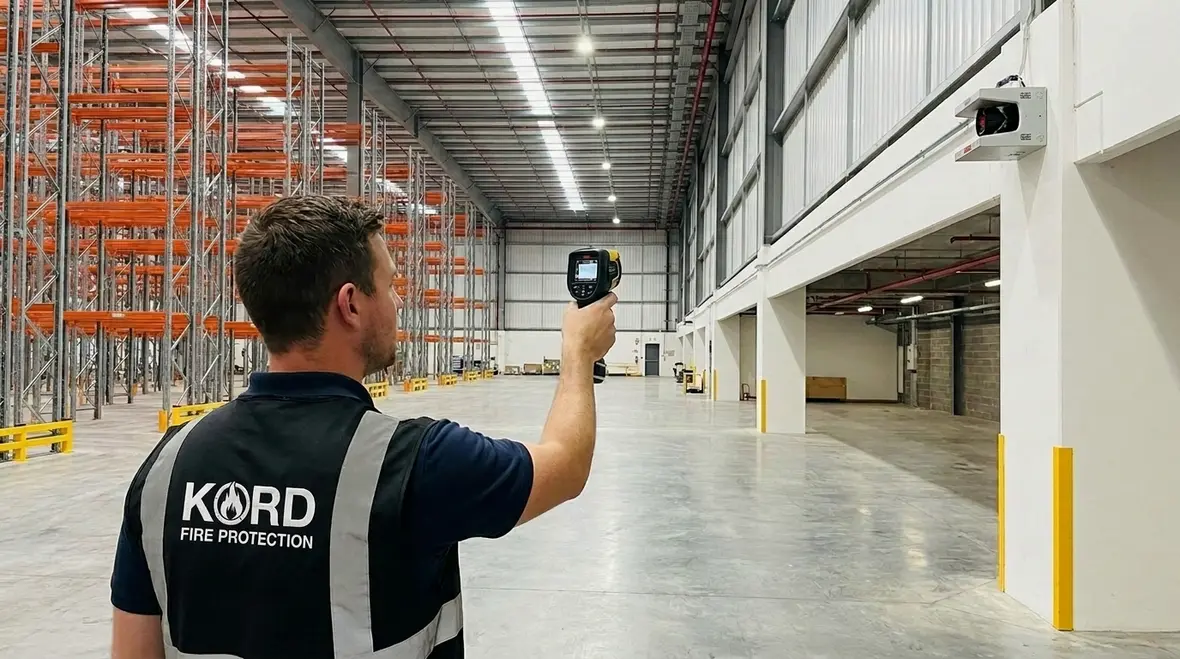 Fire Fighting Enterprises Beam Detection Long Range Coverage