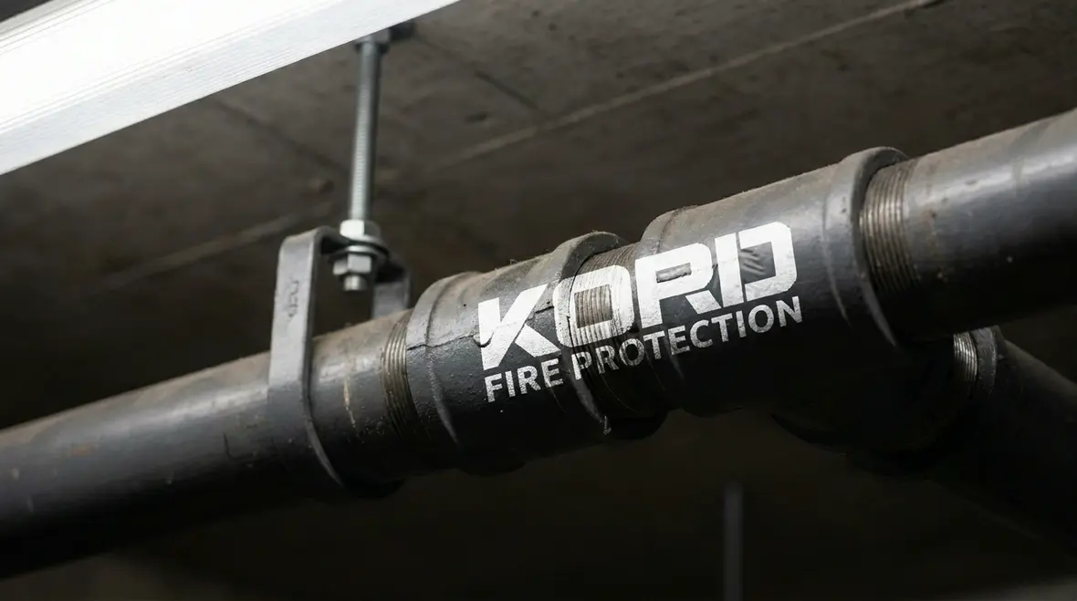 Mechanical piping systems in fire protection installed in building