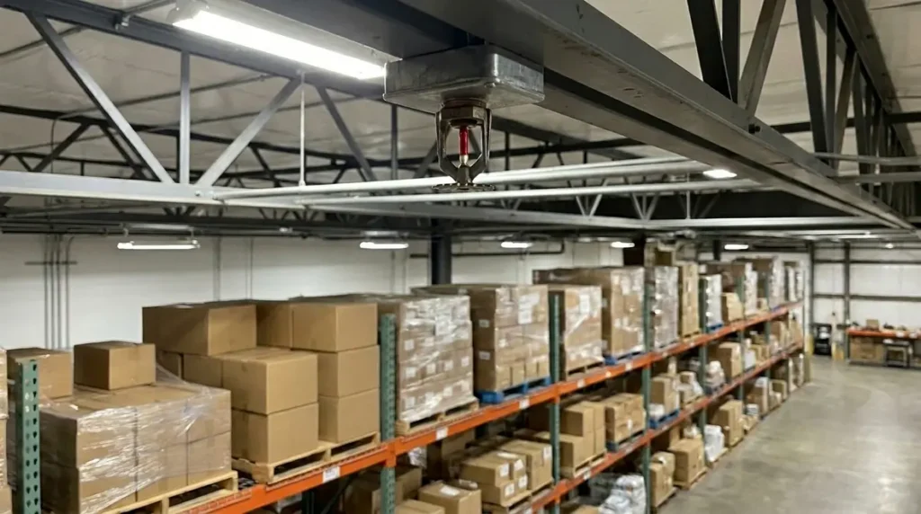 sprinkler head clearance rules