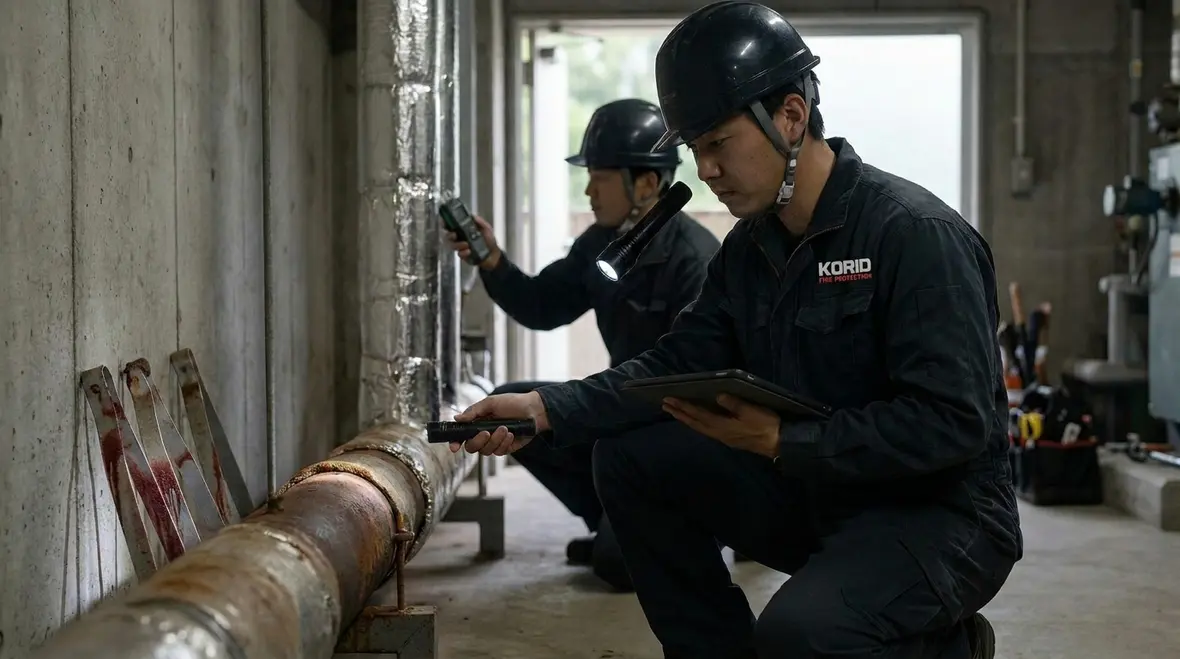 fire sprinkler inspection walkthrough