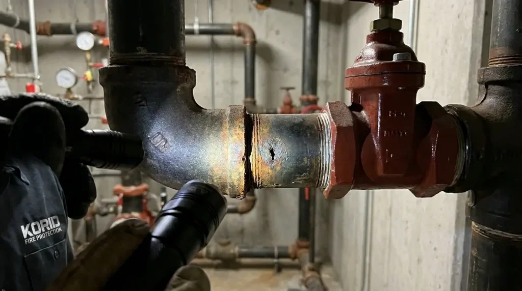 sprinkler pipe corrosion prevention