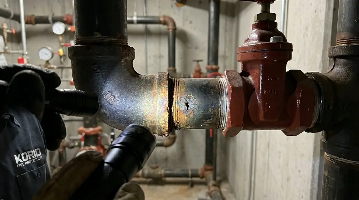Sprinkler Pipe Corrosion Prevention