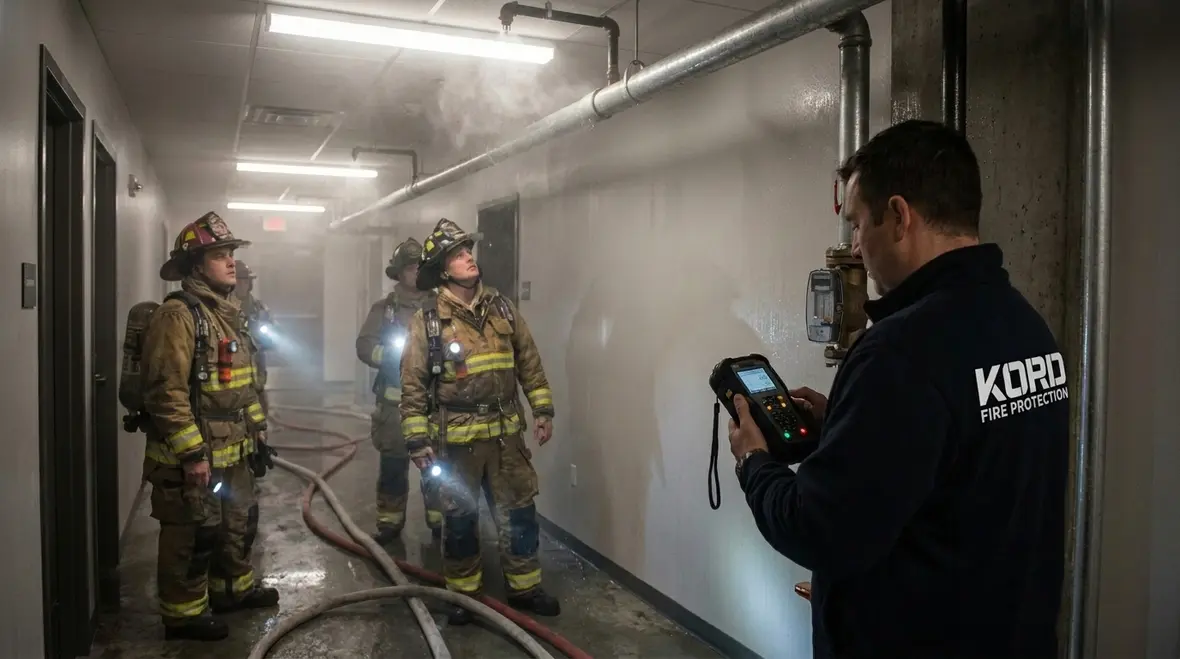 Sprinkler system components and water flow monitoring setup