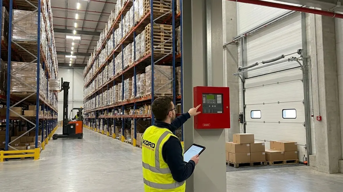 Warehouse Fire Alarm Design for High-Ceiling Facilities