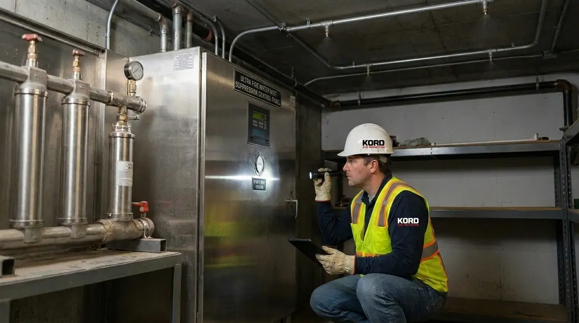 Water mist fire protection systems help control fire growth with targeted fog distribution