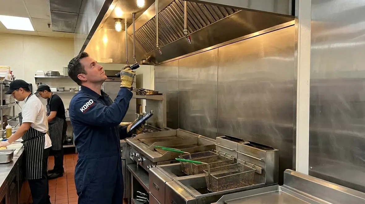 Amerex vs Buckeye kitchen suppression system over a commercial cooking line