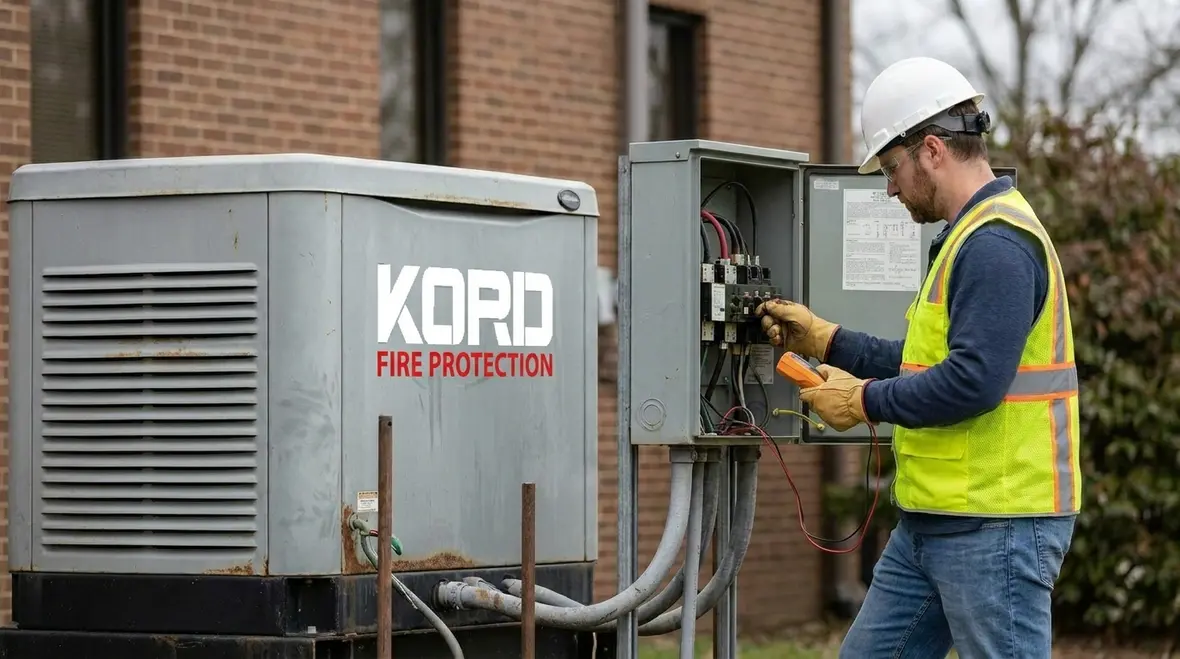 Generator and battery backup options for life safety systems