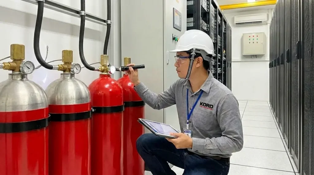 CO2 fire suppression maintenance