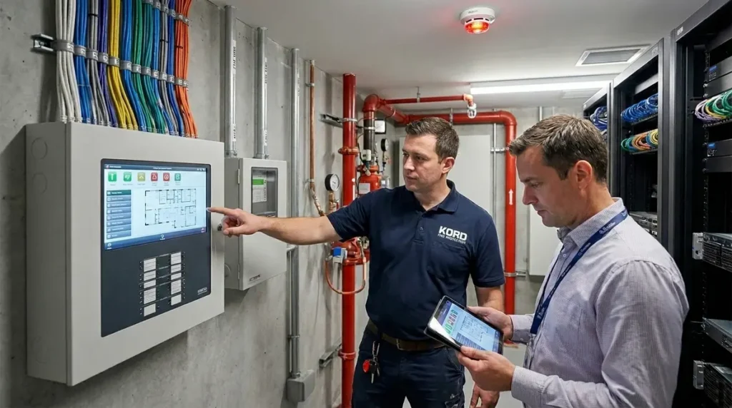 Commercial fire suppression integration