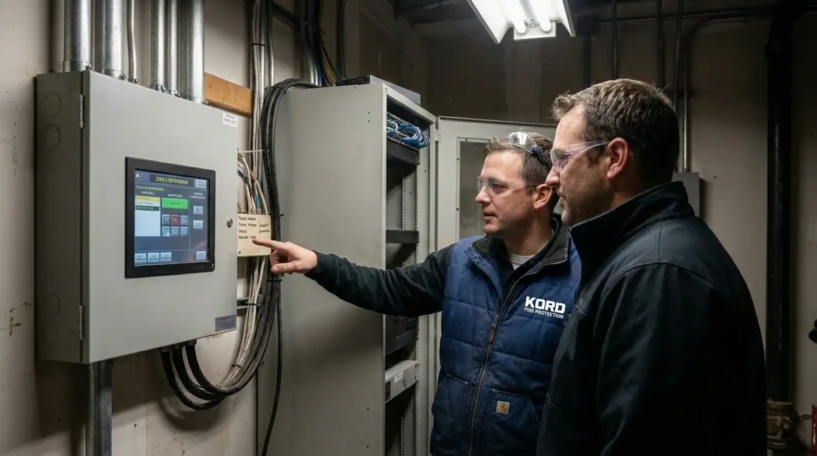 Technician mapping suppression zones to building management system points