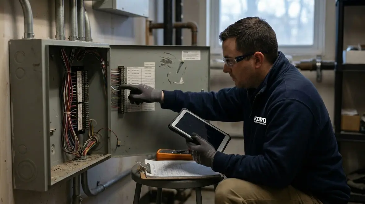 Integrated Gainwell fire alarm system wiring and suppression control interfaces