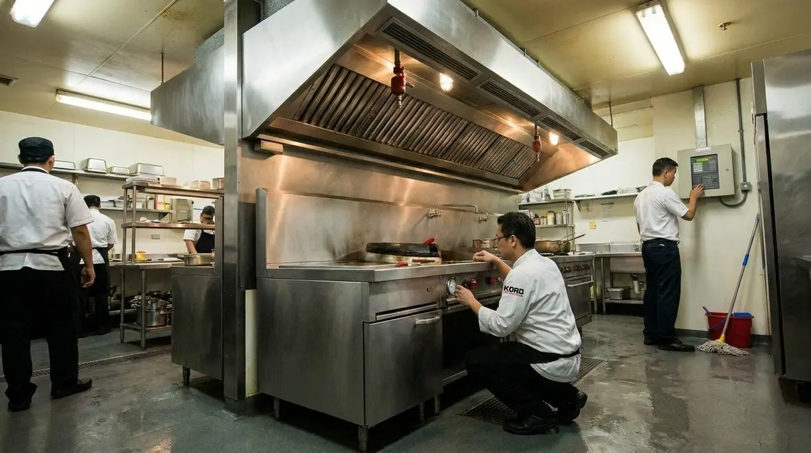ANSUL and Range Guard comparison for commercial kitchen hood fire protection