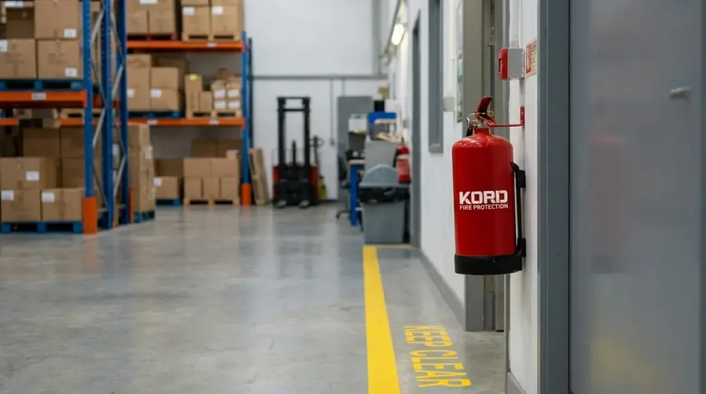 Strategic fire extinguisher placement