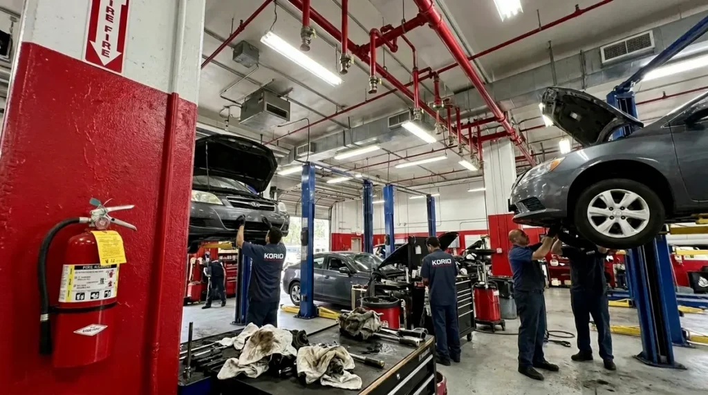 auto shop fire suppression