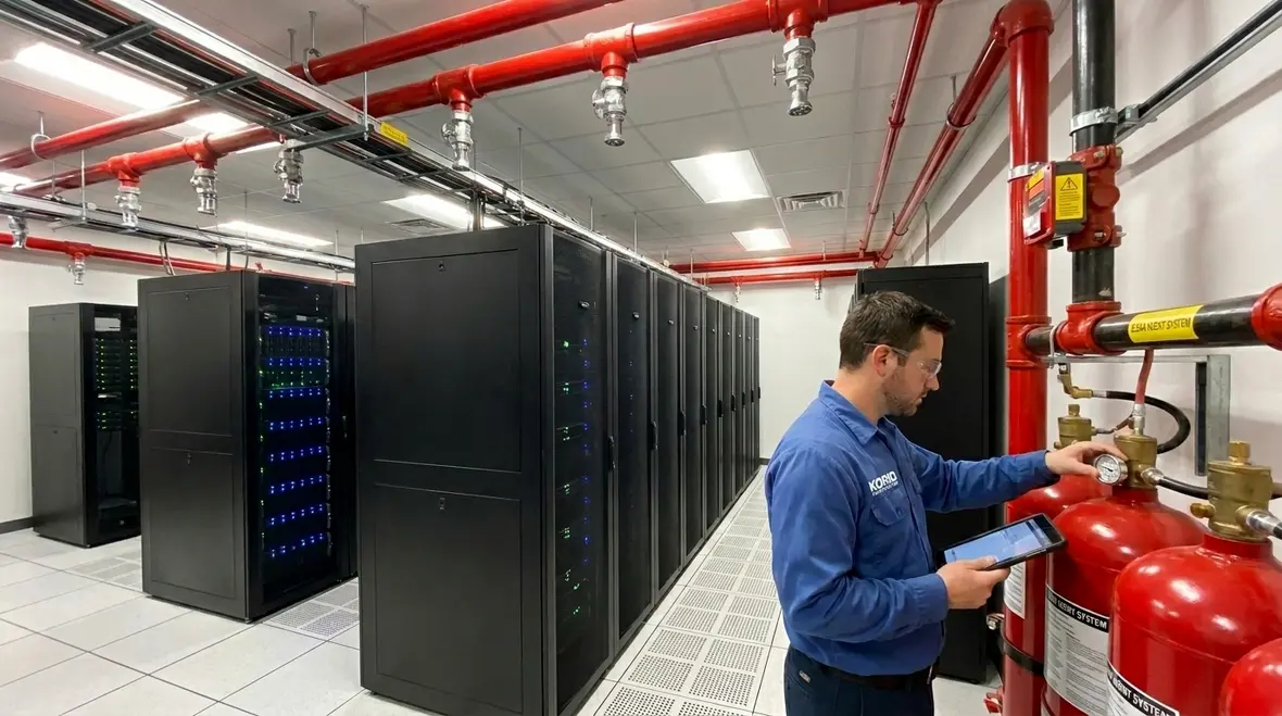 Best Clean Agent for Data Center Fire Protection - Kord Fire Protection