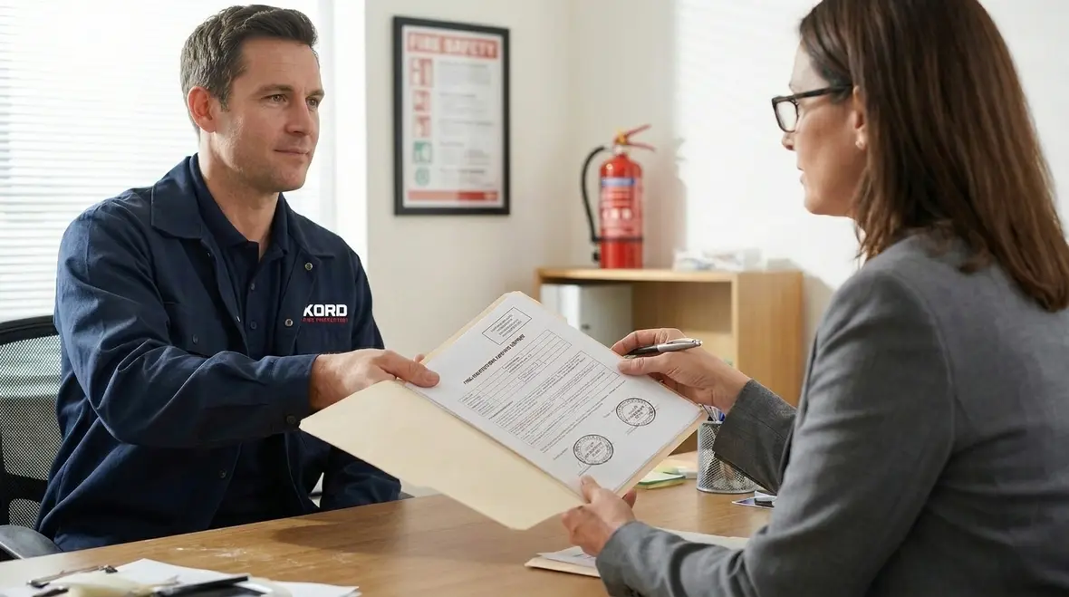 fire protection documentation and accountability records