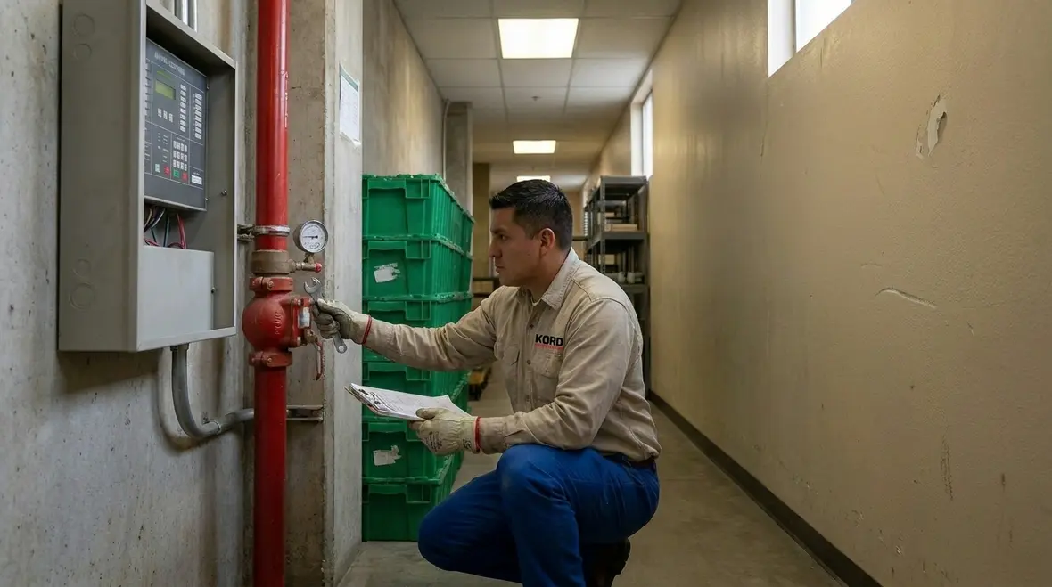 Cannabis facility compliance inspection and maintenance planning