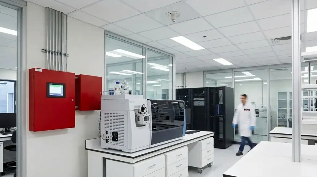 clean agent fire suppression for labs