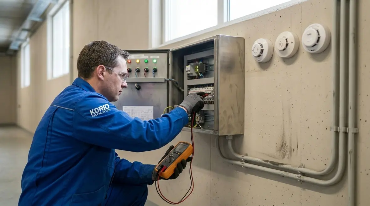 Control panel and detector troubleshooting for clean agent release logic
