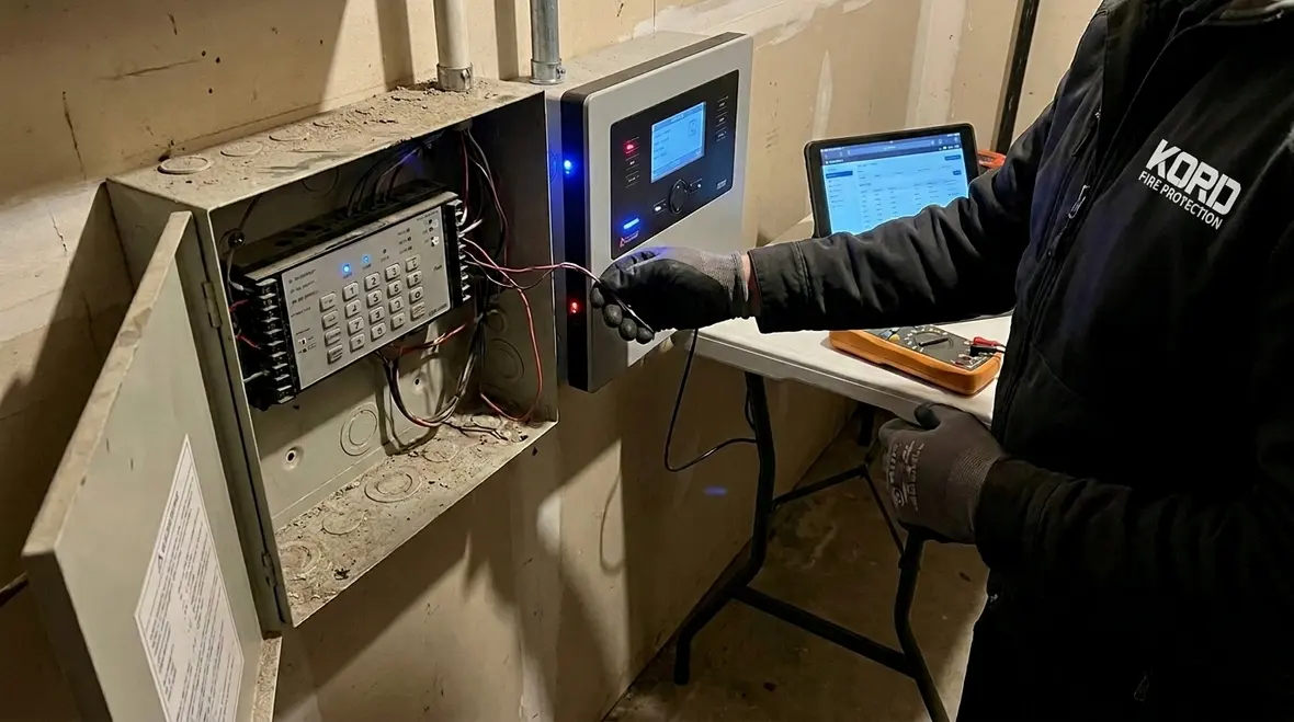 Commercial alarm system integration for legacy panels