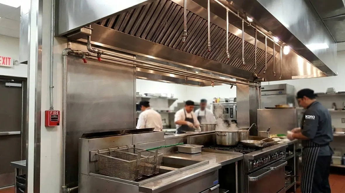 Commercial Kitchen Fire Suppression for High Volume Kitchens