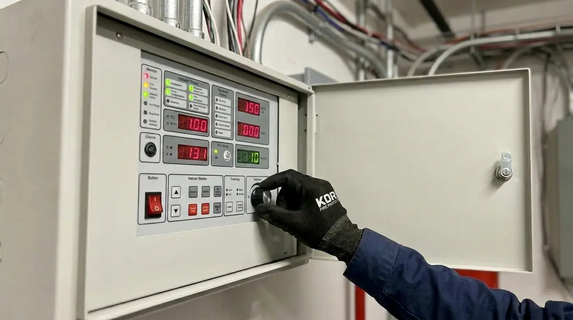 Commercial sprinkler electrical controls and logic panel overview