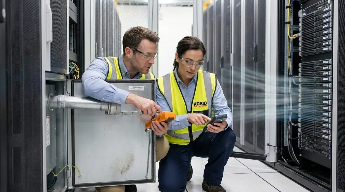 Data center detection and releasing circuits coordination