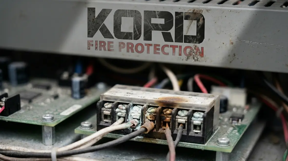 Inspection of electric fire pump controller wiring and relays