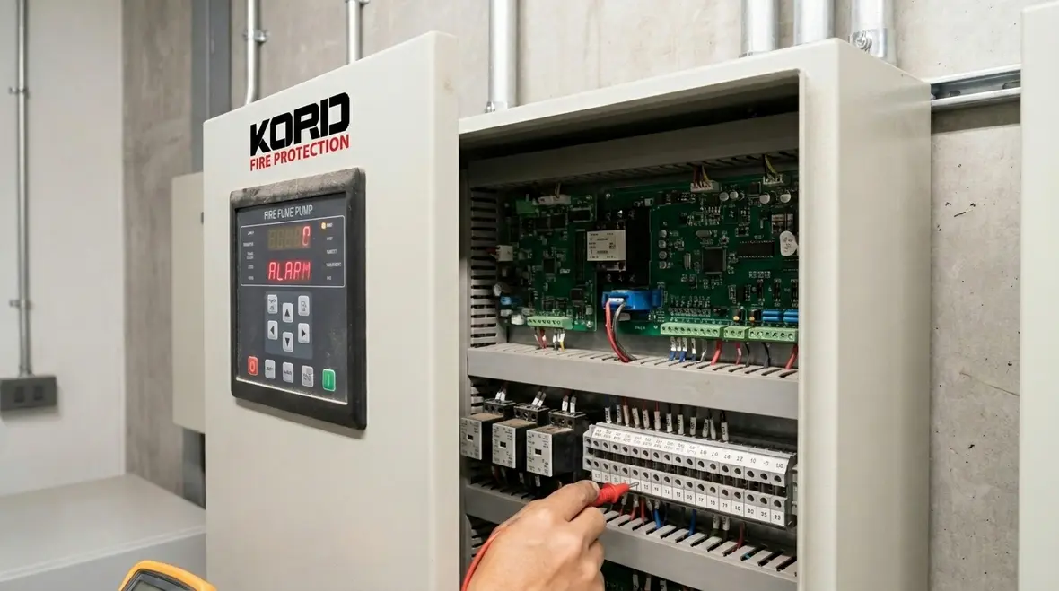 Electric fire pump controller maintenance and inspection