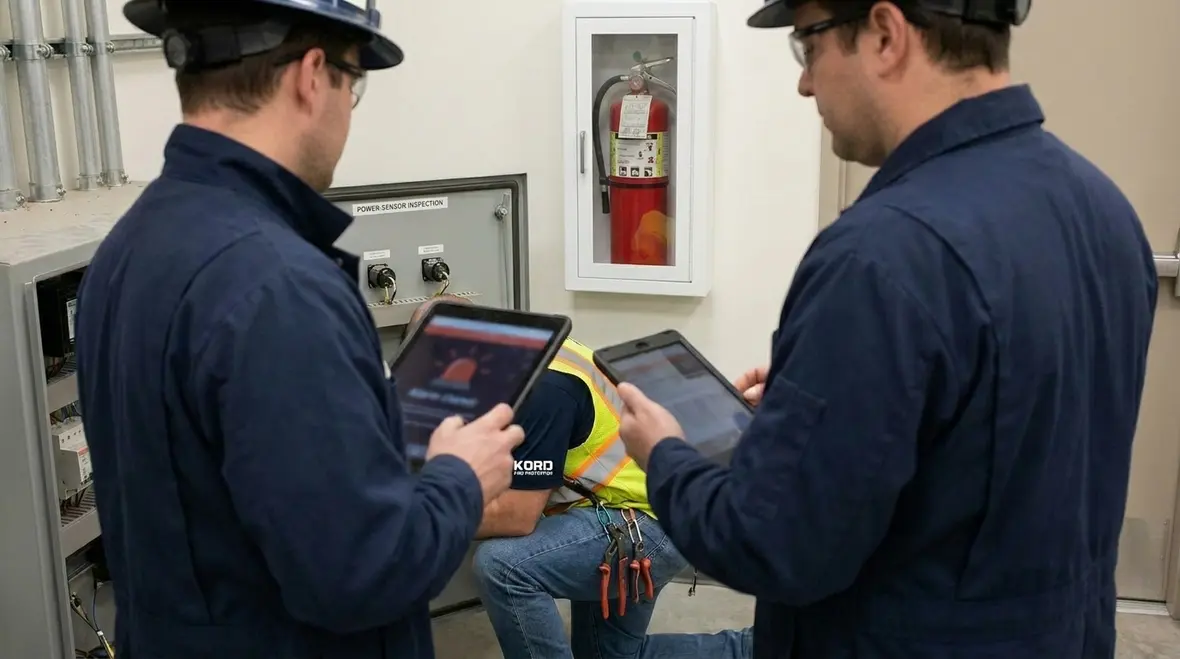Building monitoring dashboard for smart fire extinguisher cabinet alerts