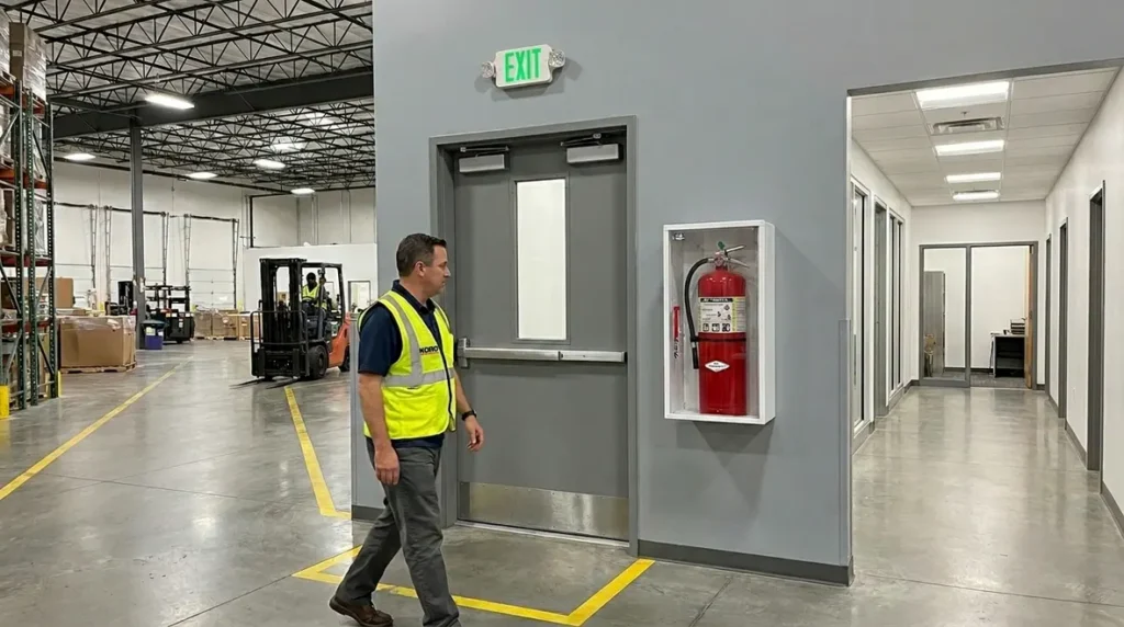 fire extinguisher placement compliance