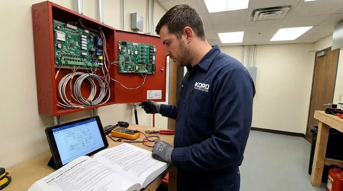 NICET Level 1 fire alarm certification guide hero image