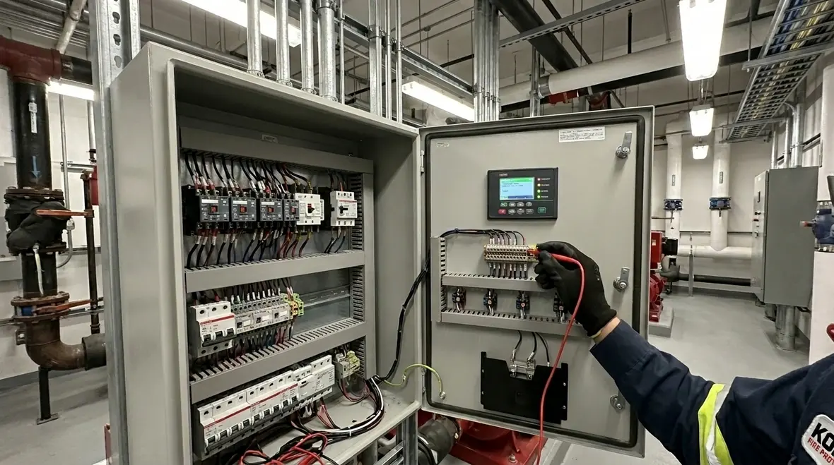 Troubleshooting fire pump controller electrical issues