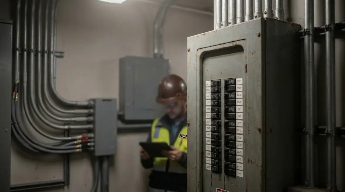 Fire pump motor controller cabinet and wiring