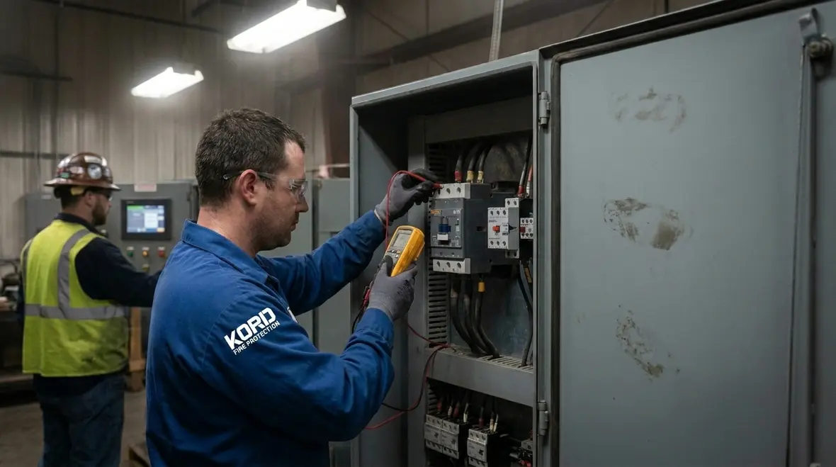 Fire pump controller and motor protection wiring overview