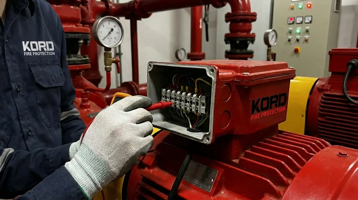 Thermal protection for fire pump drive motors
