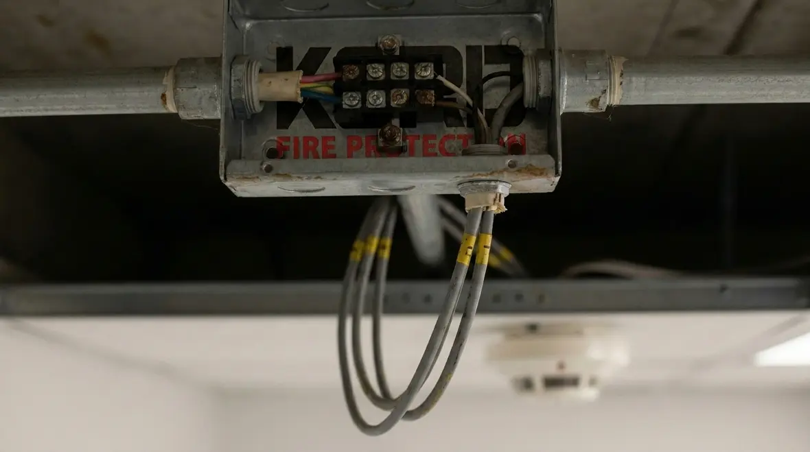 Moisture and wiring issues inside suppression electrical pathway
