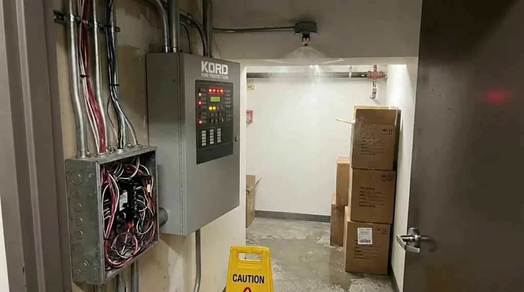fire suppression electrical hazards